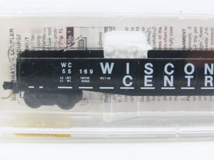 N Scale Micro-Trains 46330 WC Wisconsin Central 50' Gondola 55169 RTR