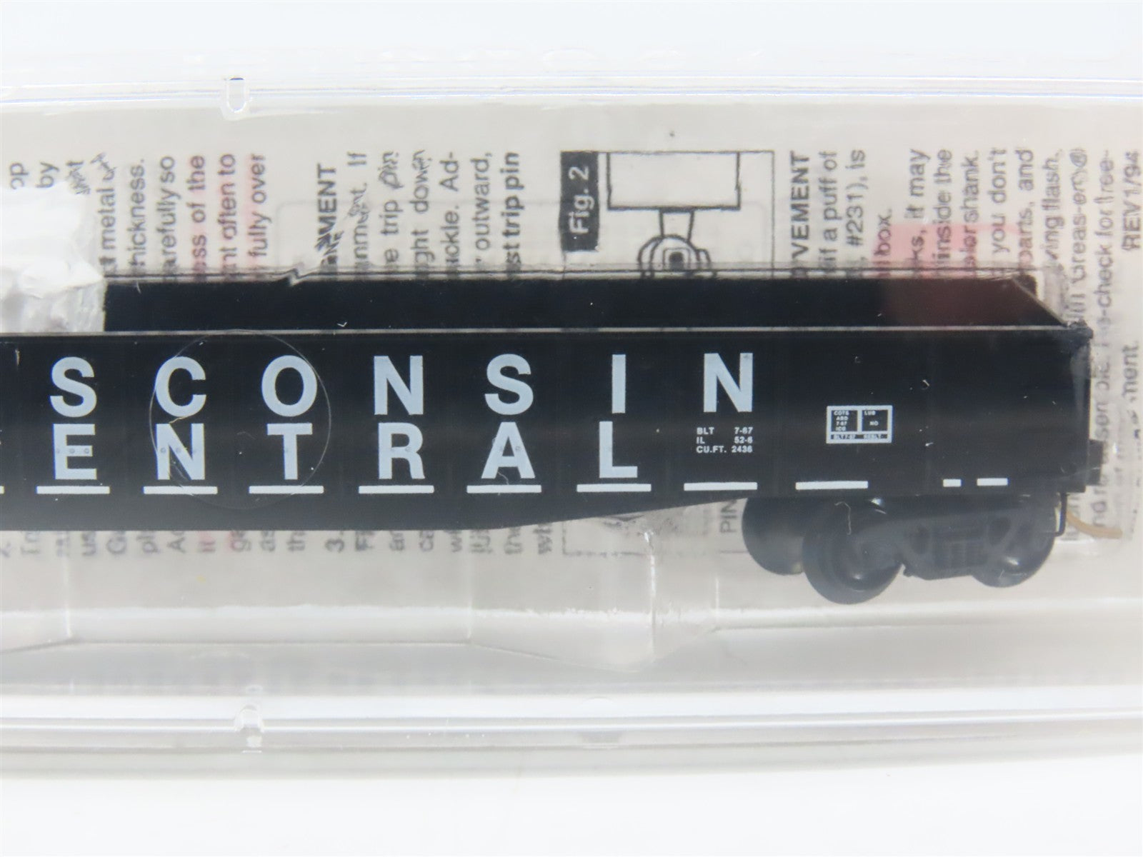 N Scale Micro-Trains 46330 WC Wisconsin Central 50' Gondola 55169 RTR