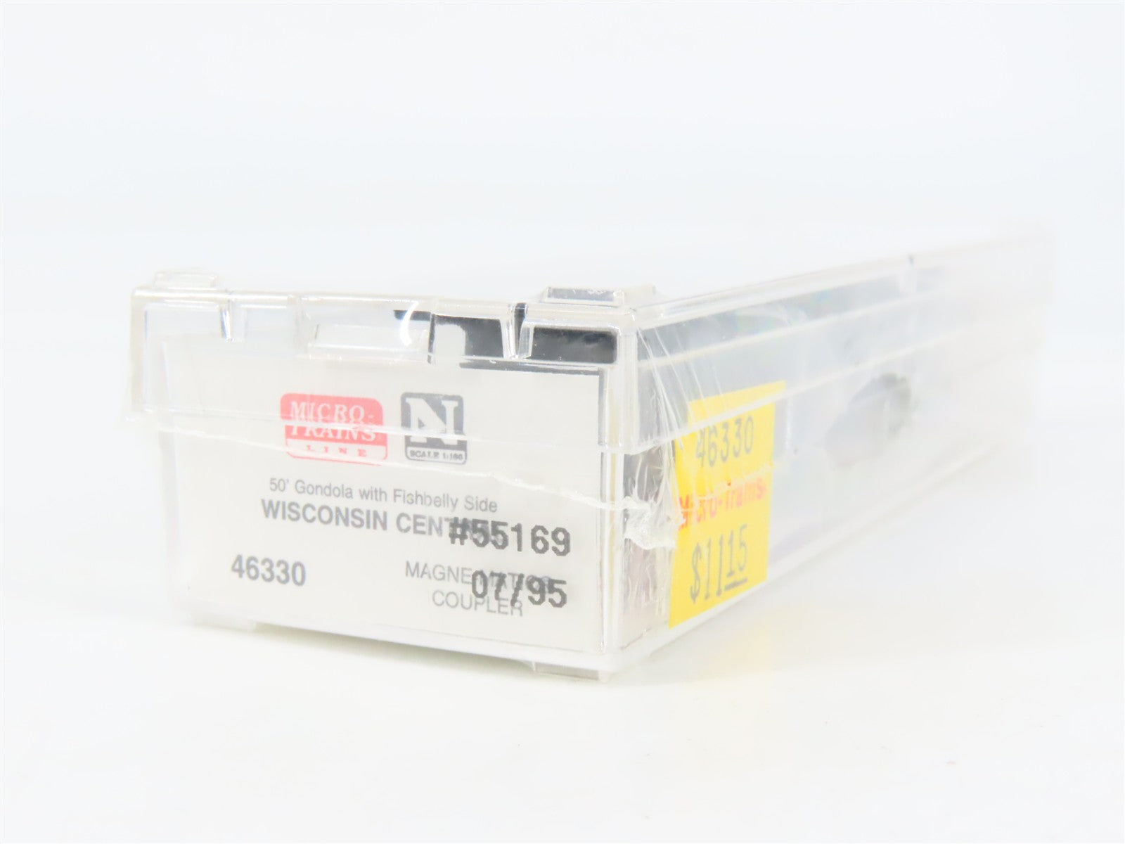 N Scale Micro-Trains 46330 WC Wisconsin Central 50' Gondola 55169 RTR