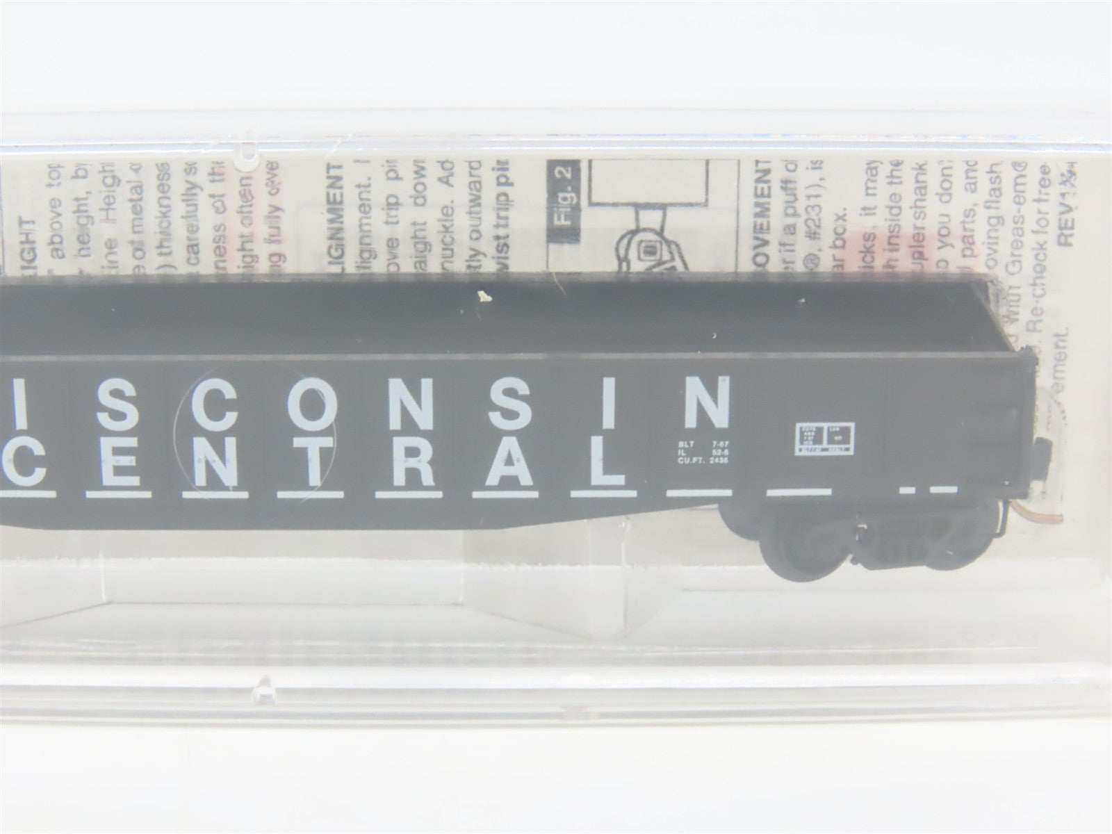 N Scale Micro-Trains 46330 WC Wisconsin Central 50' Gondola 55169 RTR
