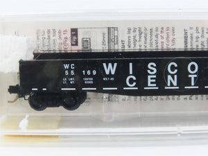 N Scale Micro-Trains 46330 WC Wisconsin Central 50' Gondola 55169 RTR