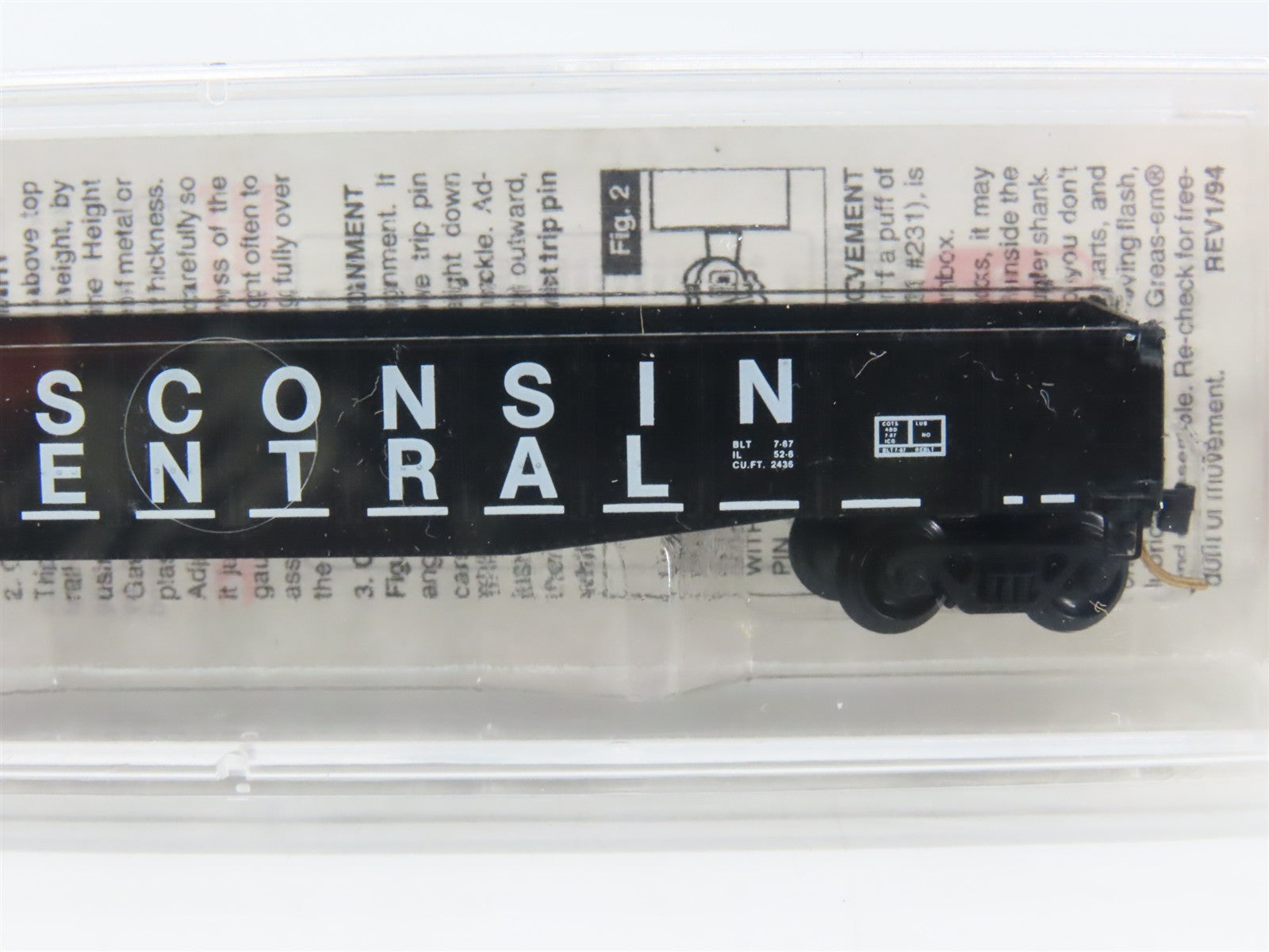 N Scale Micro-Trains 46330 WC Wisconsin Central 50' Gondola 55169 RTR