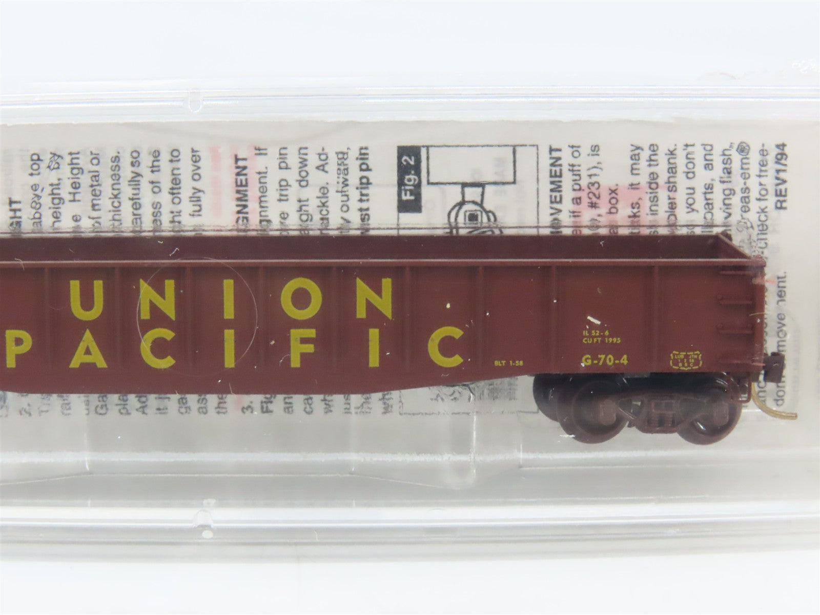 N Scale Micro-Trains 46350 UP Union Pacific 50' Gondola 30294 RTR