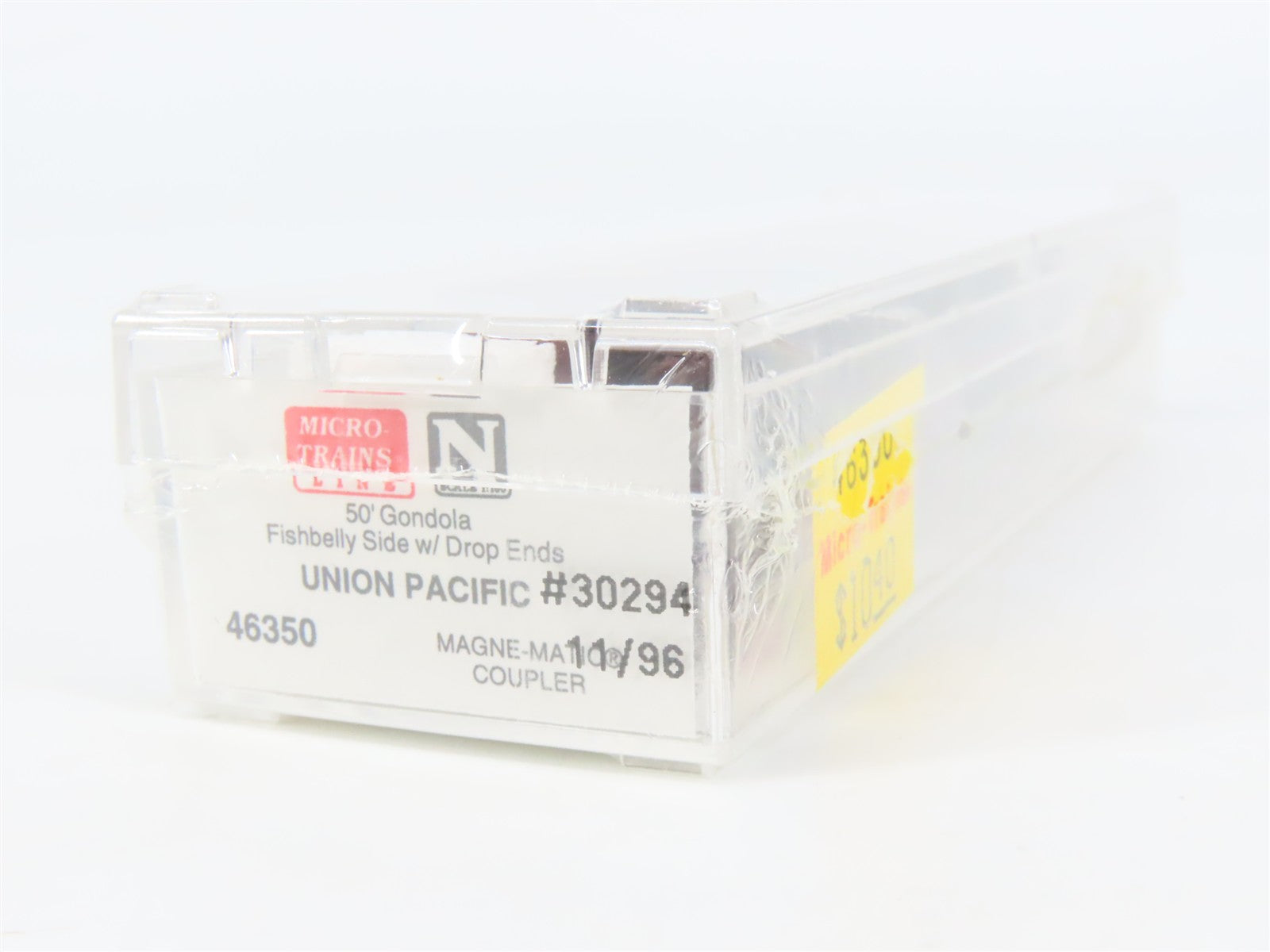 N Scale Micro-Trains 46350 UP Union Pacific 50' Gondola 30294 RTR