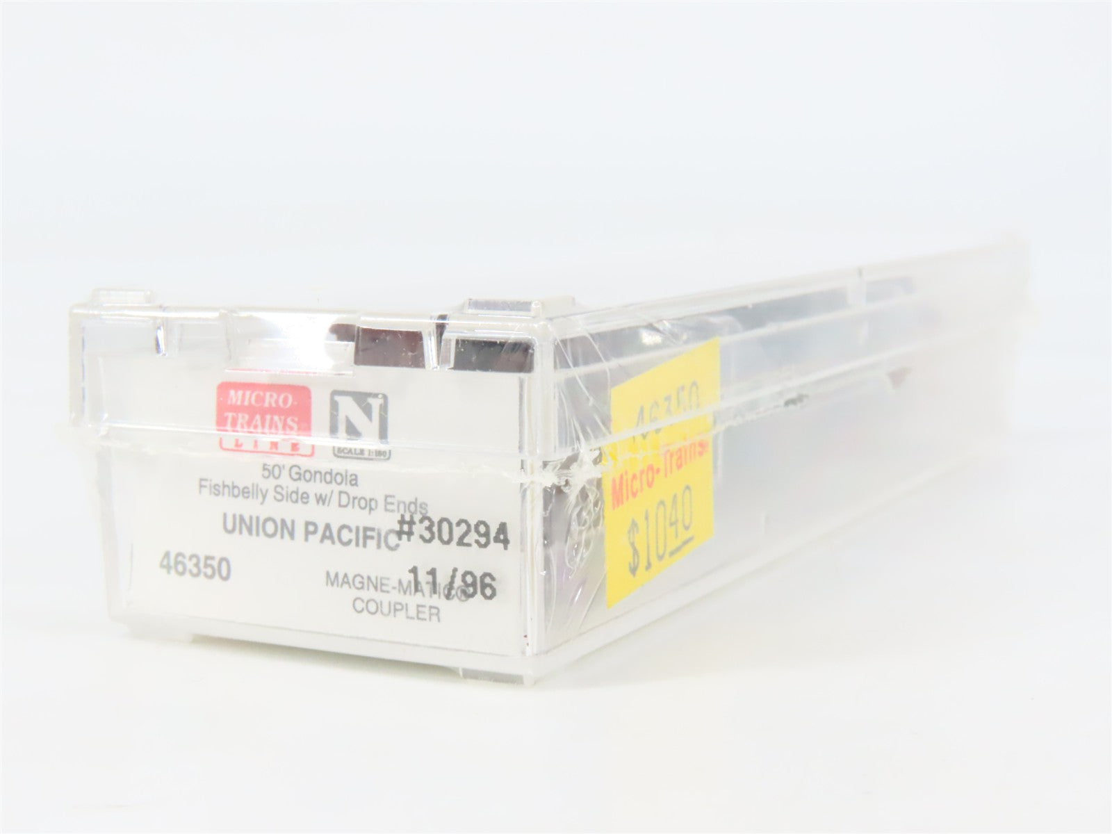 N Scale Micro-Trains 46350 UP Union Pacific 50' Fishbelly Gondola 30294 RTR