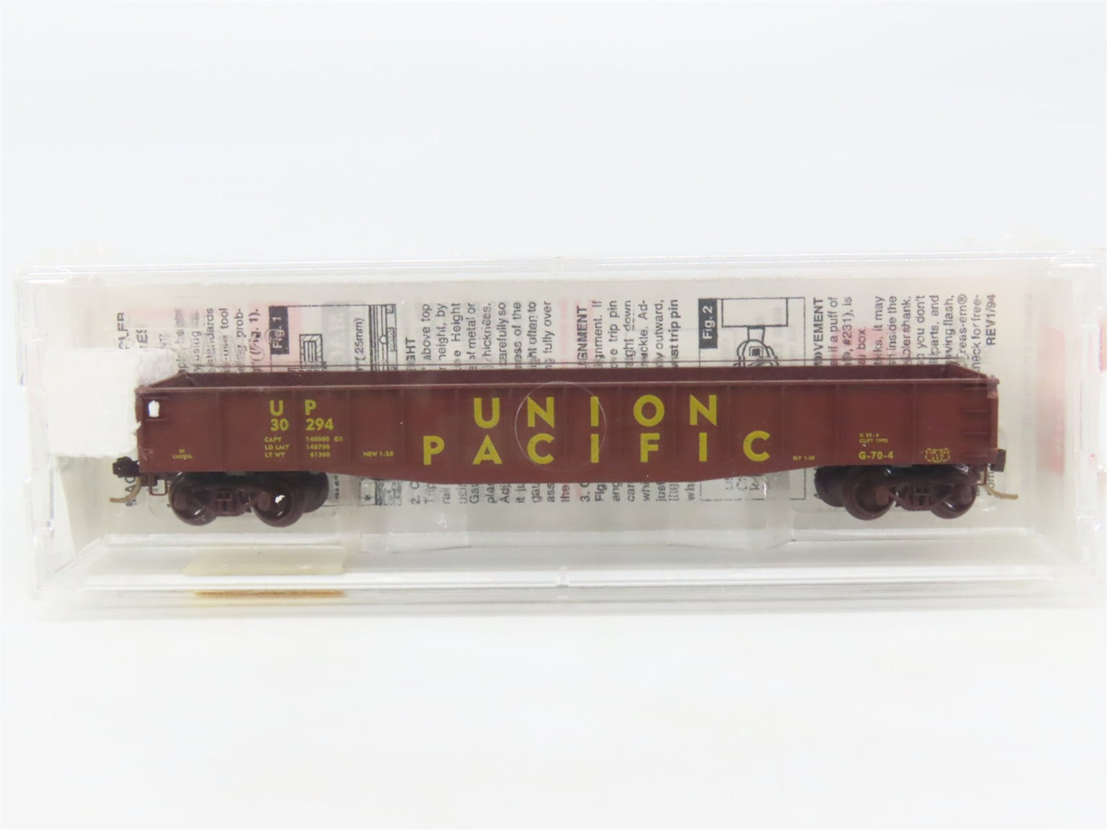 N Scale Micro-Trains 46350 UP Union Pacific 50' Gondola 30294 RTR
