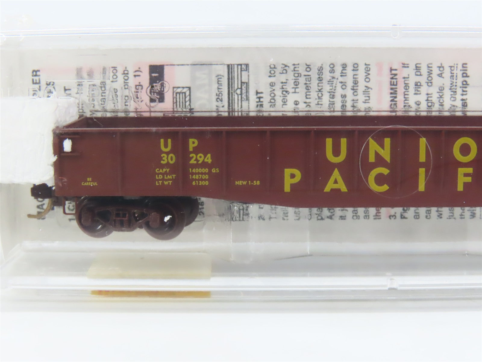 N Scale Micro-Trains 46350 UP Union Pacific 50' Gondola 30294 RTR