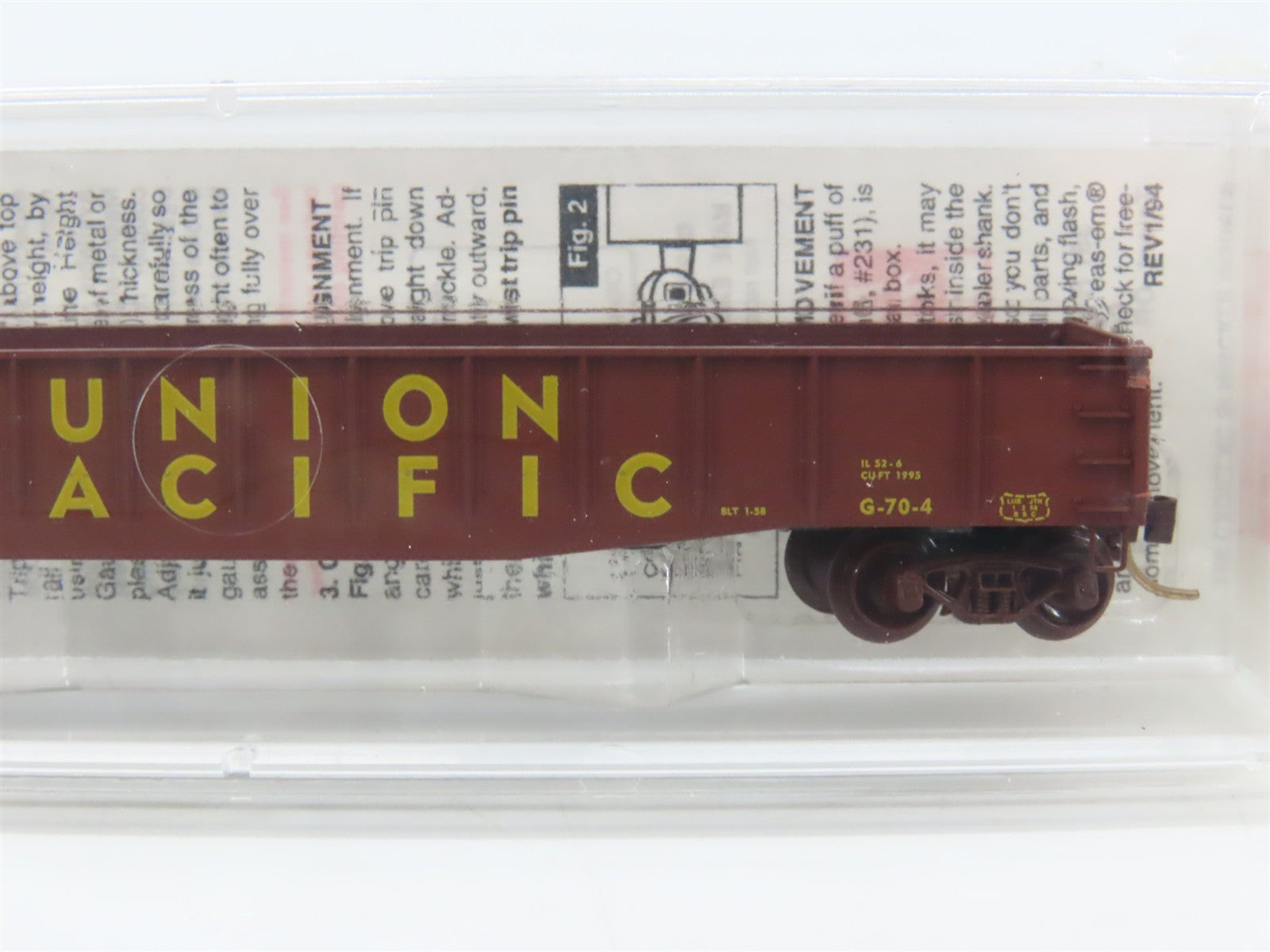 N Scale Micro-Trains 46350 UP Union Pacific 50' Gondola 30294 RTR