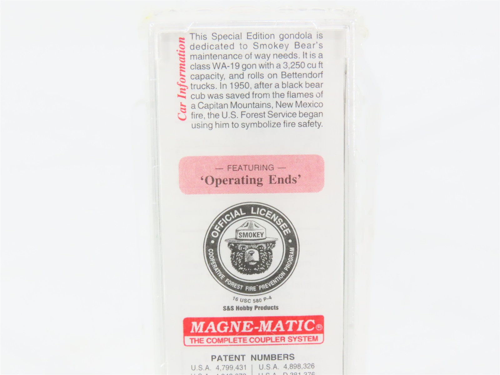 N Scale Micro-Trains 46360 FP Fire Prevention Train 50' Fishbelly Gondola RTR