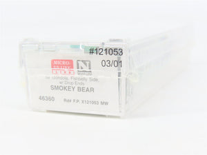 N Scale Micro-Trains 46360 FP Fire Prevention Train 50' Fishbelly Gondola RTR