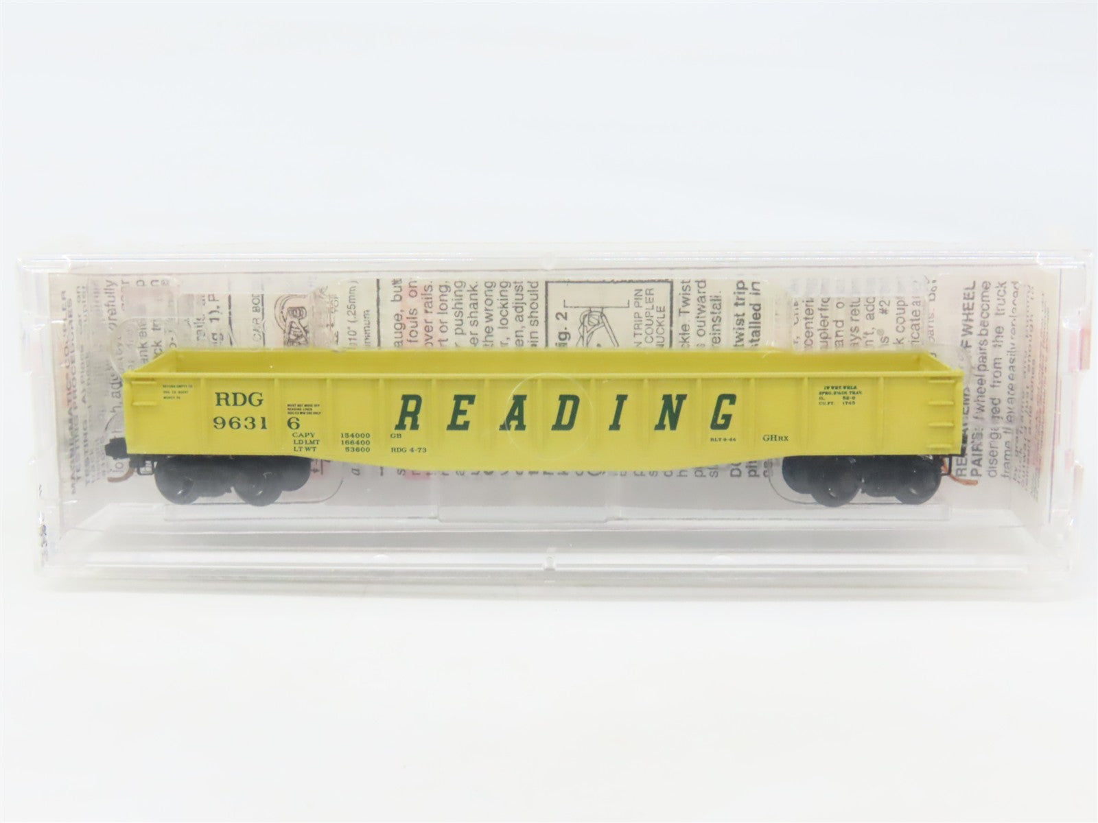N Scale Micro-Trains 46370 RDG Reading 50' Fishbelly Side Gondola 96316 RTR