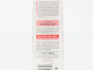 N Scale Micro-Trains 46370 RDG Reading 50' Fishbelly Drop End Gondola 96316 RTR
