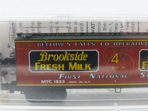 N Scale Micro-Trains MTL 47350 MTC Bellows Falls Creamery 40' Reefer 1833 RTR
