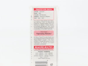 N Scale Micro-Trains MTL 47350 MTC Bellows Falls Creamery 40' Reefer 1833 RTR
