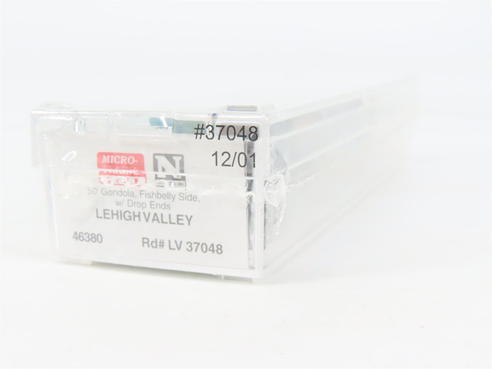 N Scale Micro-Trains 46380 LV Lehigh Valley 50' Fishbelly Side Gondola 37048 RTR