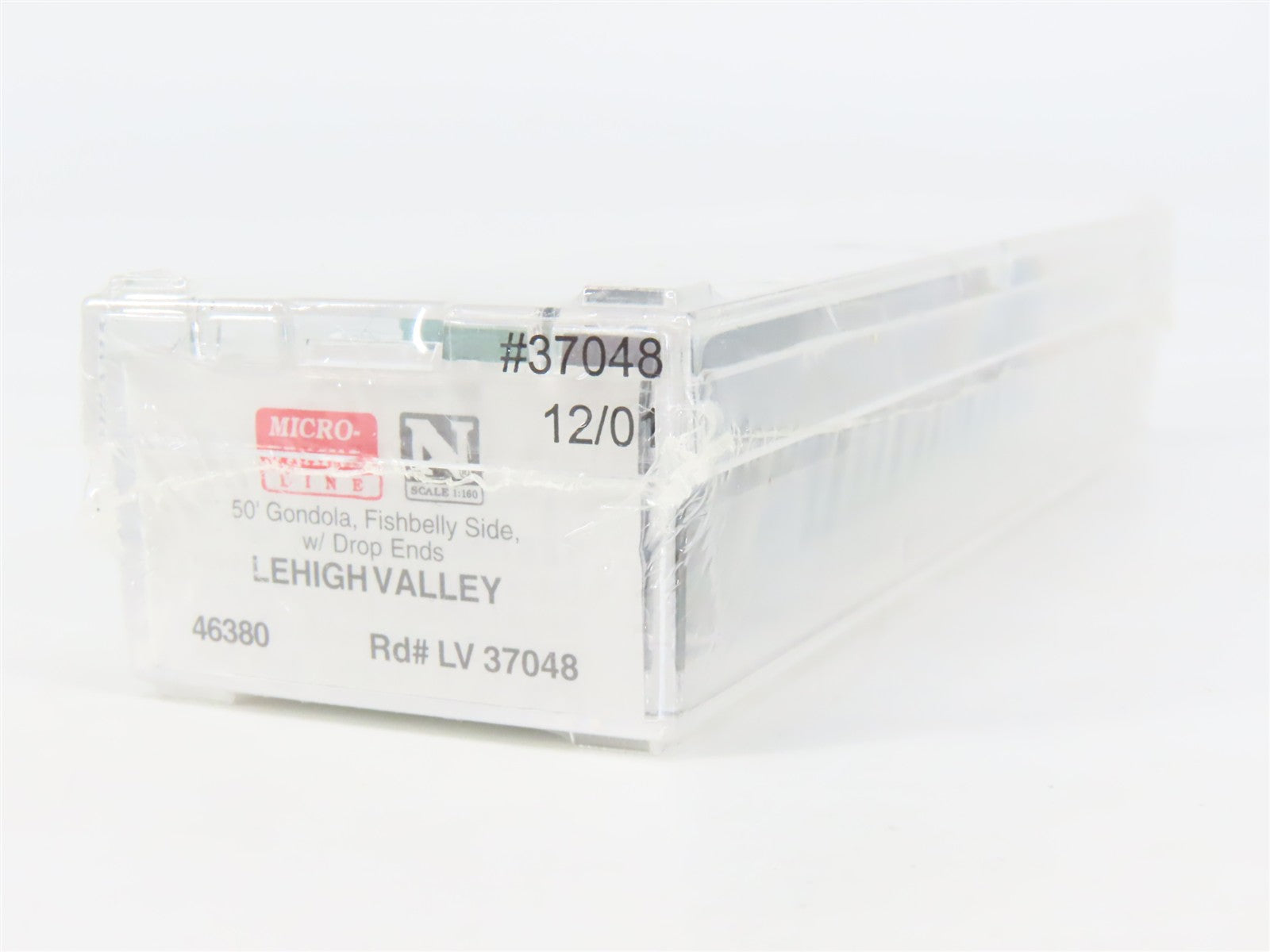 N Scale Micro-Trains 46380 LV Lehigh Valley 50' Fishbelly Gondola 37048 RTR