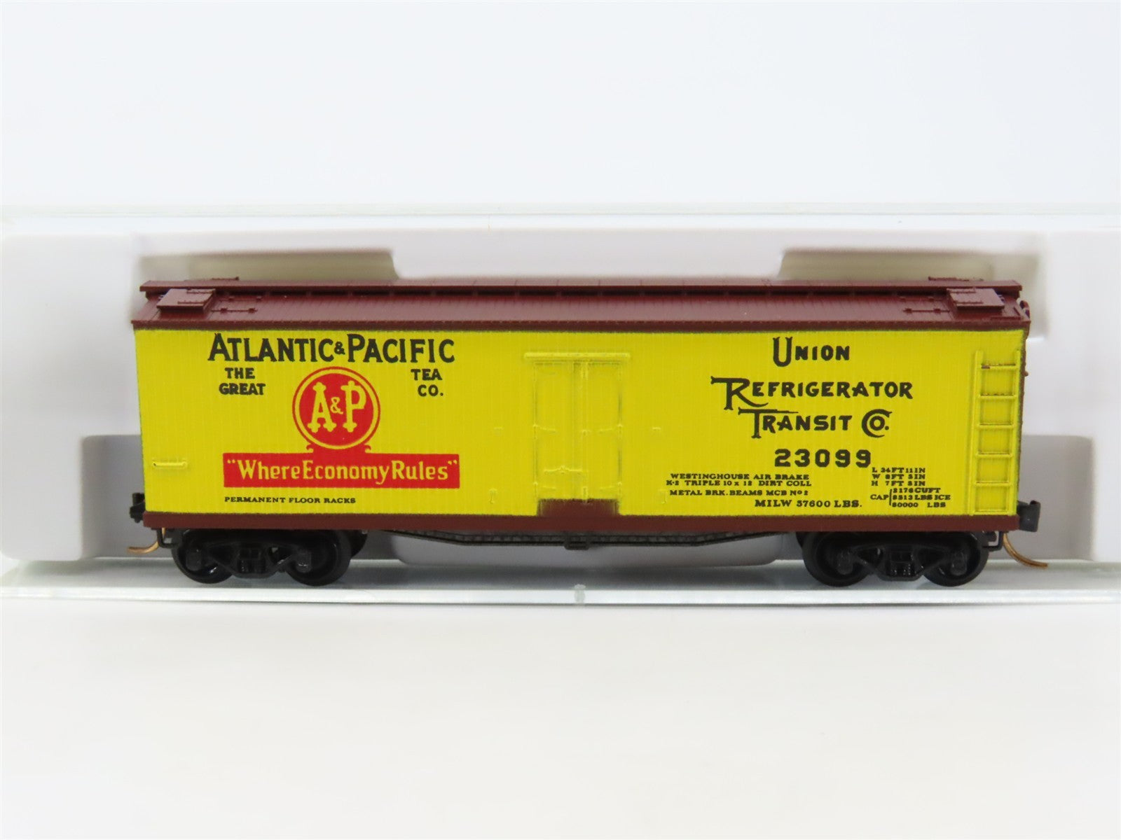 N Scale Micro-Trains 47010 URT Union Refrigerator Transit 40' Reefer 23099 RTR