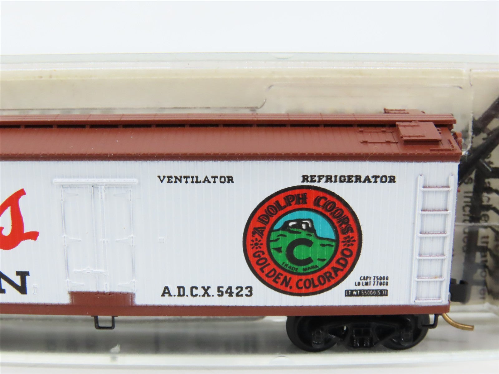 N Scale Kadee Micro-Trains MTL 47030 ADCX Coors 40' Wood-Sheathed Reefer 5423