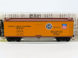 N Scale Micro-Trains 47060 Pacific Fruit Express 40' Wood-Sheathed Reefer RTR