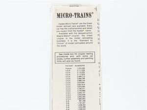N Scale Micro-Trains 47060 Pacific Fruit Express 40' Wood-Sheathed Reefer RTR