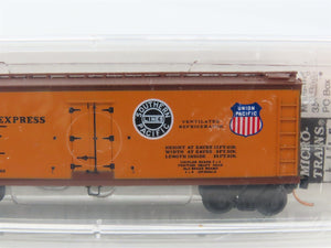 N Scale Micro-Trains 47060 PFE Pacific Fruit Express 40' Reefer 19195 RTR