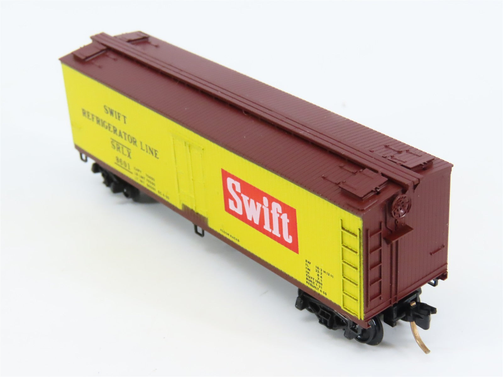 N Scale Kadee Micro-Trains MTL 47070 SRLX Swift 40' Wood-Sheathed Reefer 8601
