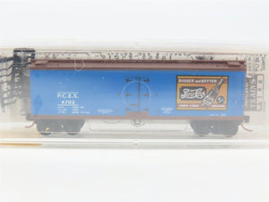 N Scale Micro-Trains 47340 PCEX Pepsi-Cola 40' Double-Sheathed Wood Reefer RTR