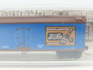 N Scale Micro-Trains 47340 PCEX Pepsi-Cola 40' Double-Sheathed Wood Reefer RTR