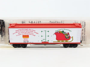 N Scale Micro-Trains MTL 47150 Season's Greetings 40' Wood Reefer 1992 RTR
