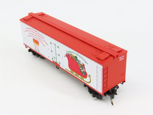 N Scale Micro-Trains MTL 47150 Season's Greetings 40' Wood Reefer 1992 RTR