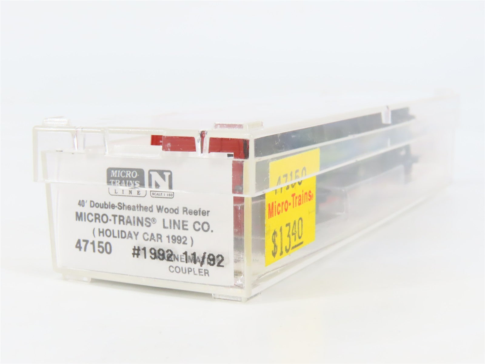 N Scale Micro-Trains MTL 47150 Season's Greetings 40' Wood Reefer 1992 RTR