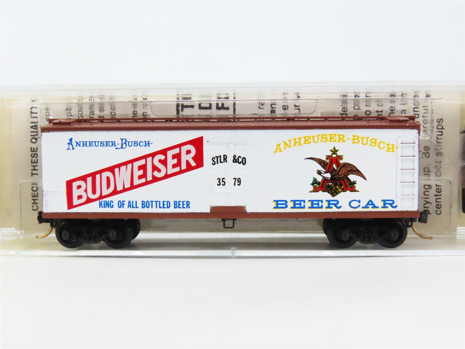N Kadee Micro-Trains MTL 47170 STLR&CO Anheuser-Busch Budweiser 40' Reefer 3579