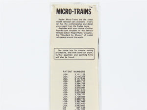 N Kadee Micro-Trains MTL 47170 STLR&CO Anheuser-Busch Budweiser 40' Reefer 3579