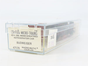 N Kadee Micro-Trains MTL 47170 STLR&CO Anheuser-Busch Budweiser 40' Reefer 3579