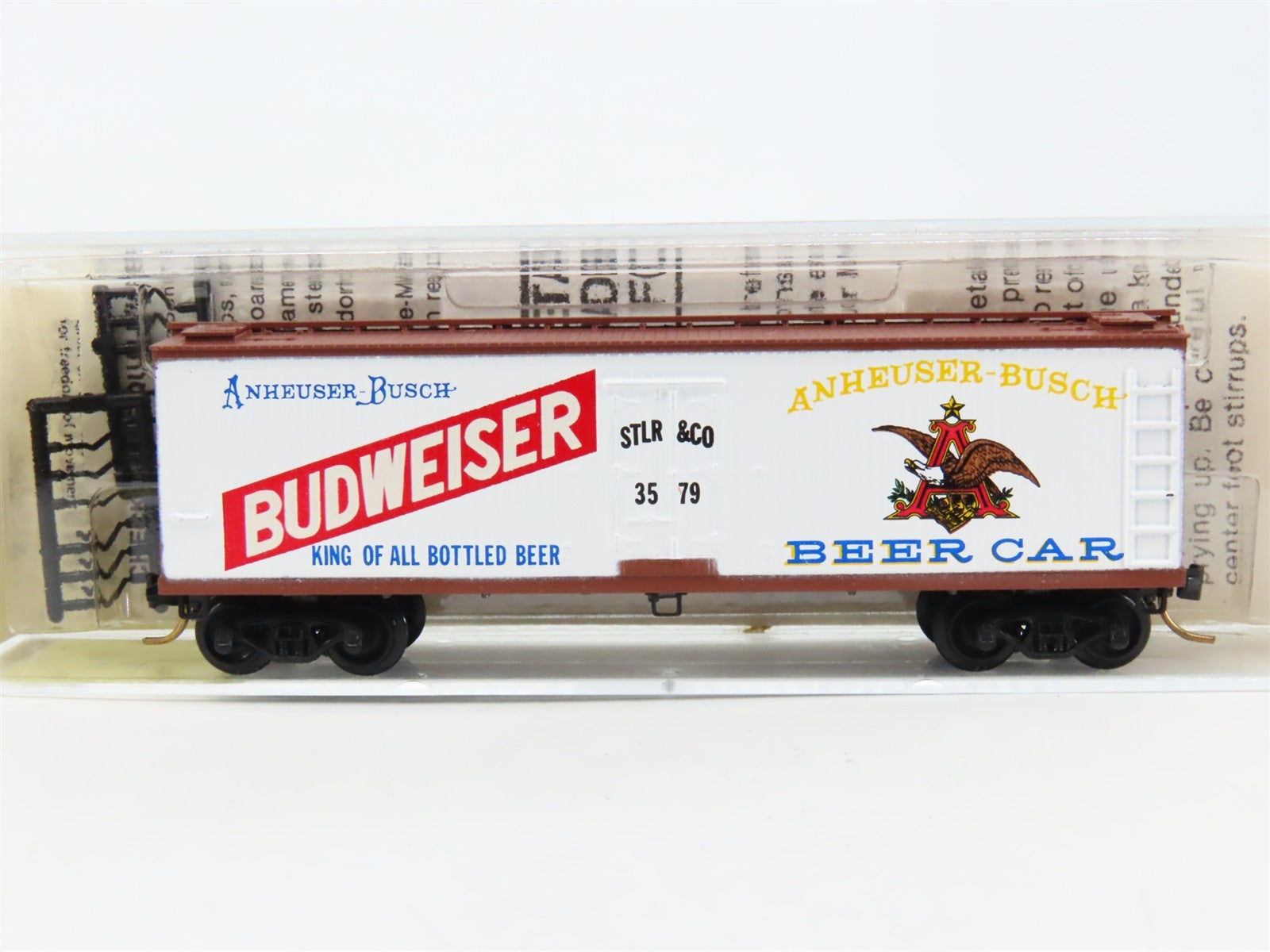 N Kadee Micro-Trains MTL 47170 STLR&CO Anheuser-Busch Budweiser 40' Reefer 3579