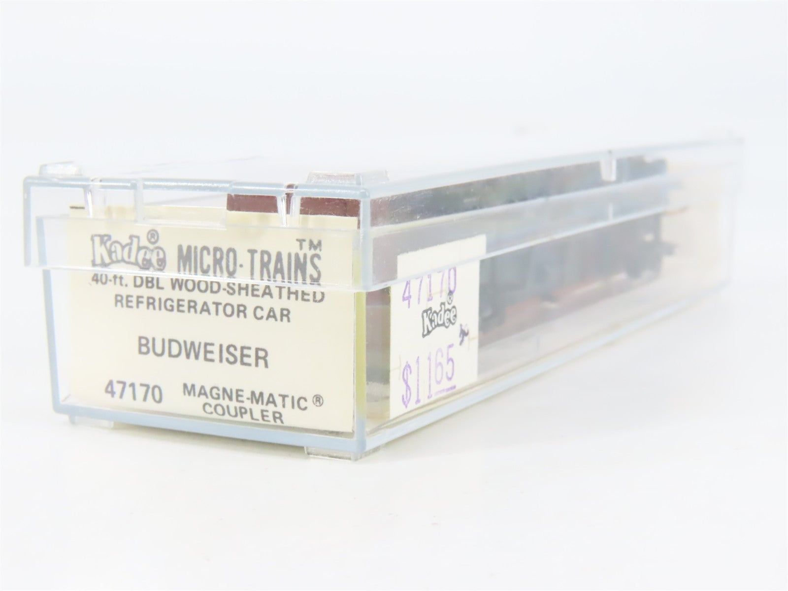 N Kadee Micro-Trains MTL 47170 STLR&CO Anheuser-Busch Budweiser 40' Reefer 3579
