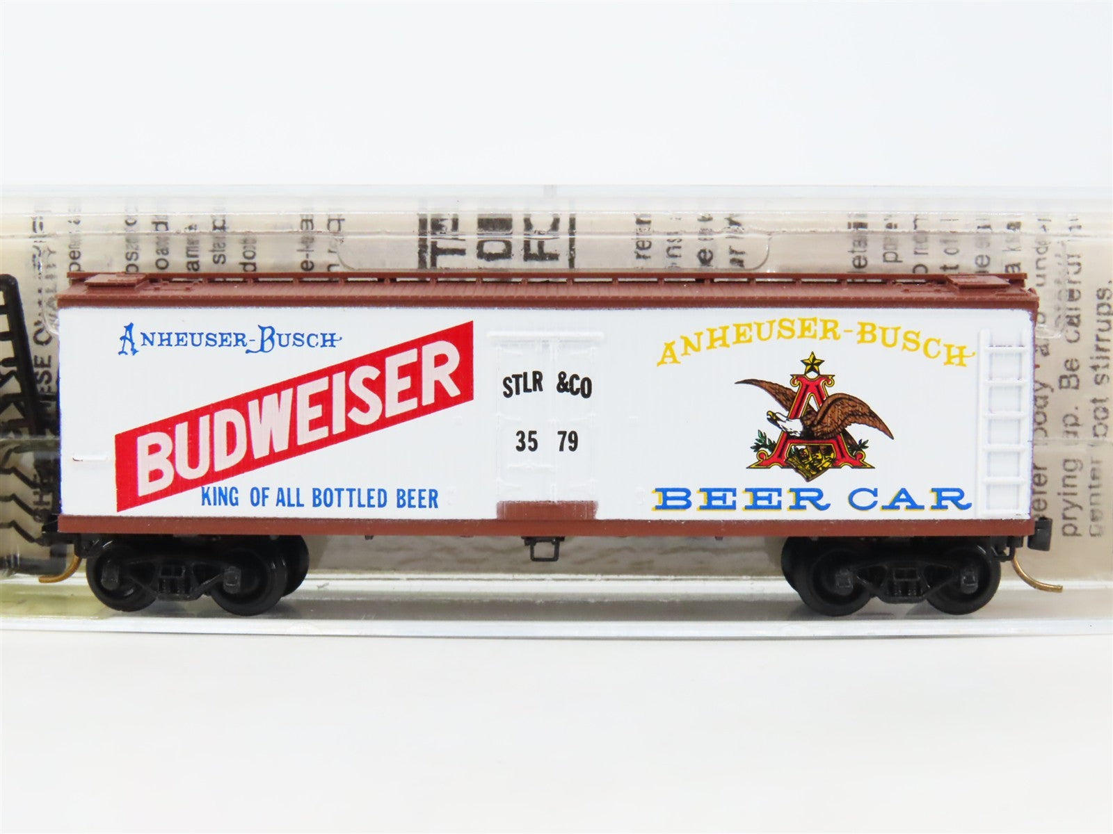 N Kadee Micro-Trains MTL 47170 STLR&CO Anheuser-Busch Budweiser 40' Reefer 3579