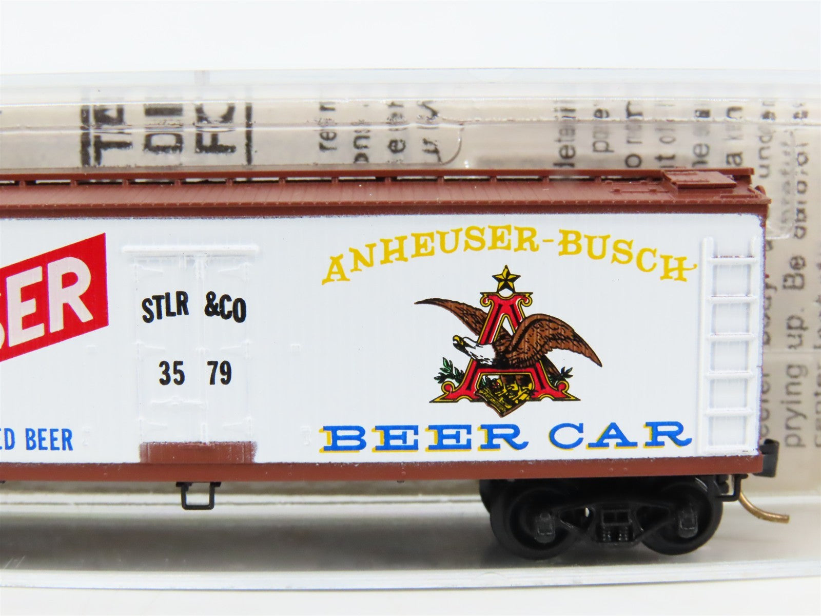 N Kadee Micro-Trains MTL 47170 STLR&CO Anheuser-Busch Budweiser 40' Reefer 3579