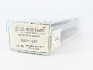 N Kadee Micro-Trains MTL 47170 STLR&CO Anheuser-Busch Budweiser 40' Reefer 3579