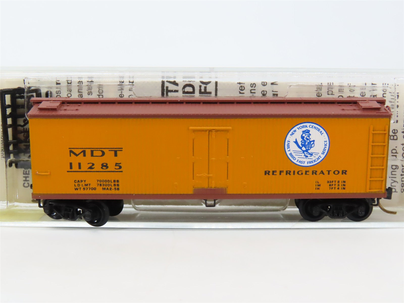 N Scale Micro-Trains 47190 New York Central 40' Dbl. Sheathed-Wood Reefer RTR