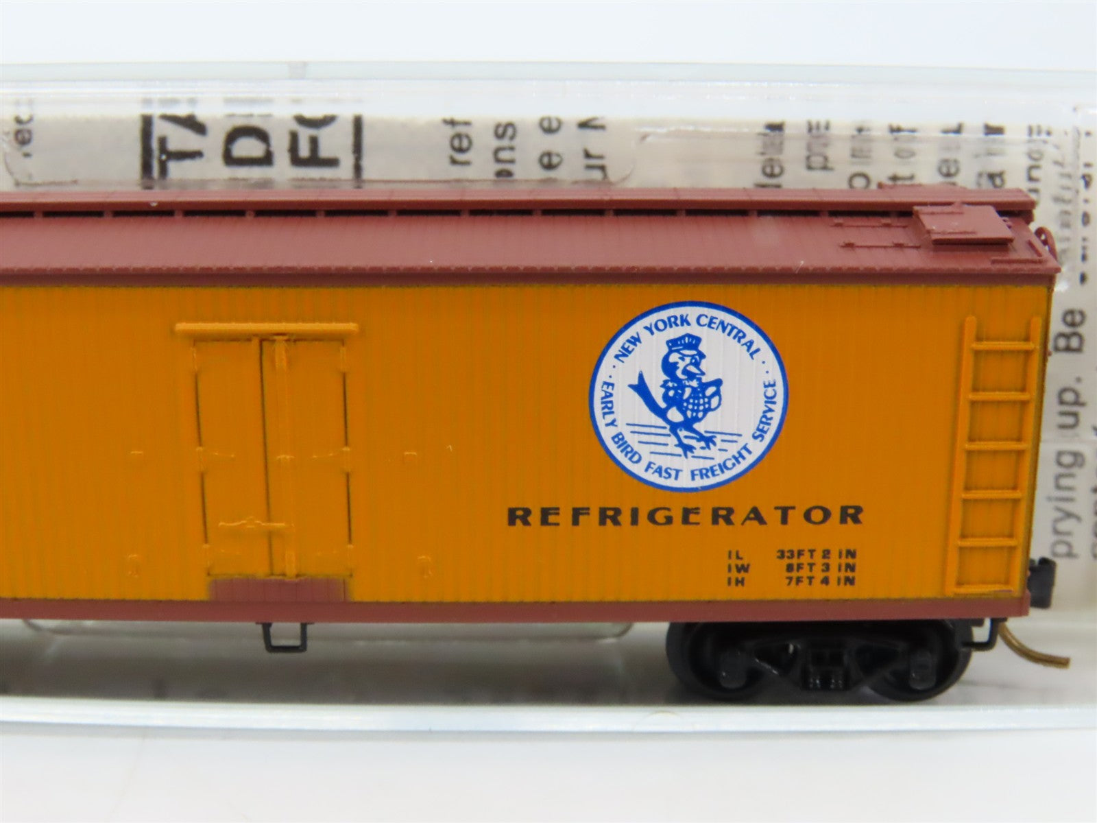 N Scale Micro-Trains 47190 New York Central 40' Dbl. Sheathed-Wood Reefer RTR