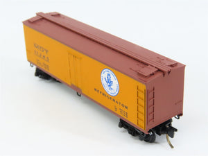 N Scale Micro-Trains 47190 New York Central 40' Dbl. Sheathed-Wood Reefer RTR