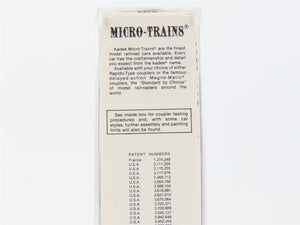 N Scale Micro-Trains 47190 New York Central 40' Dbl. Sheathed-Wood Reefer RTR