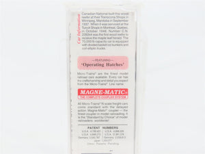 N Scale Micro-Trains 47200 Canadian National 40' Double-Sheathed Wood Reefer RTR