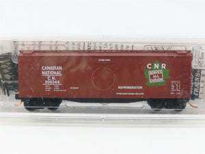 N Scale Micro-Trains 47200 Canadian National 40' Double-Sheathed Wood Reefer RTR