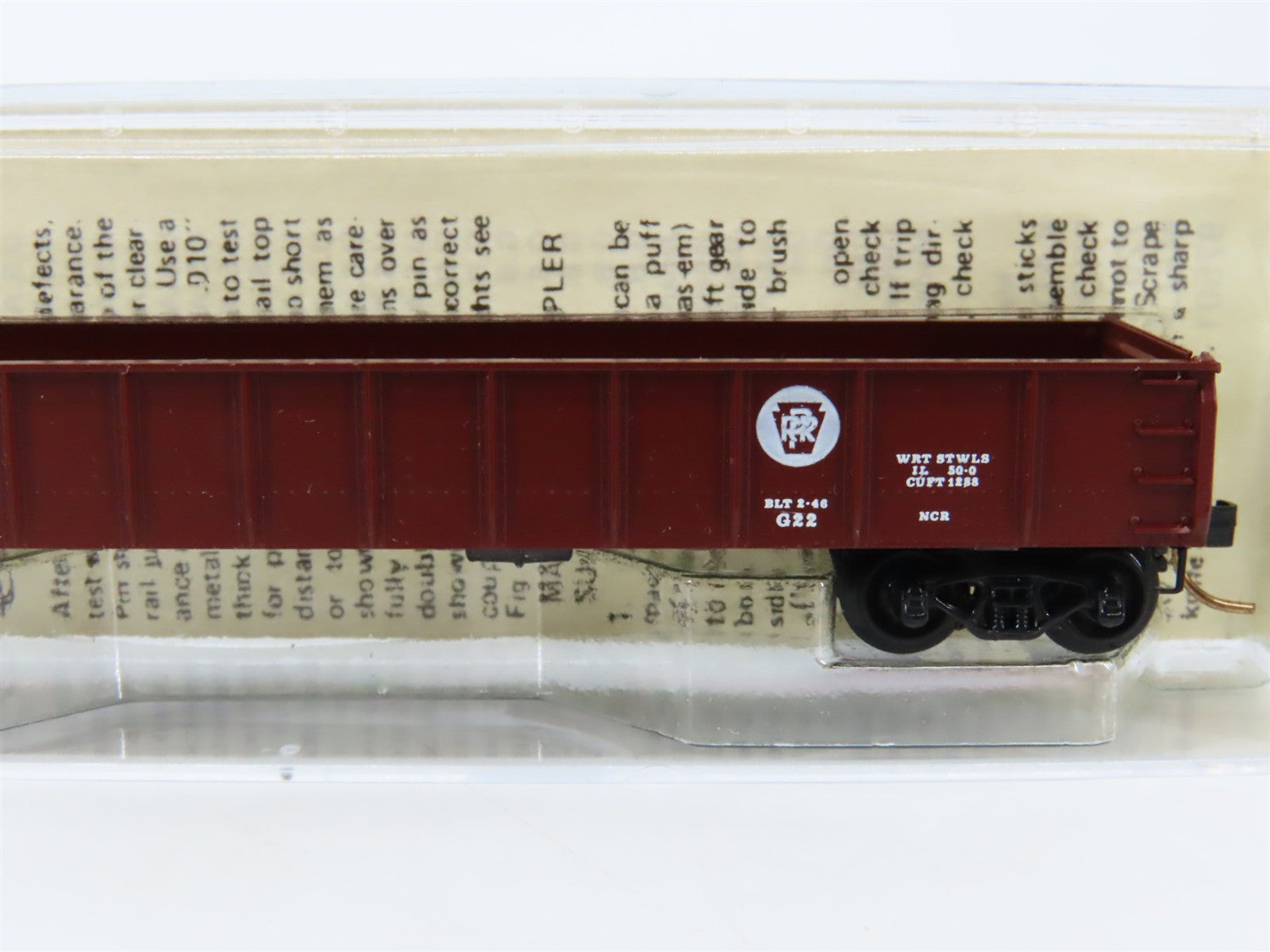 N Scale Micro-Trains 48010 PRR Pennsylvania 50' Gondola 352819 RTR