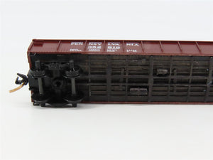 N Scale Micro-Trains 48010 PRR Pennsylvania 50' Gondola 352819 RTR