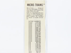 N Scale Micro-Trains 48010 PRR Pennsylvania 50' Gondola 352819 RTR