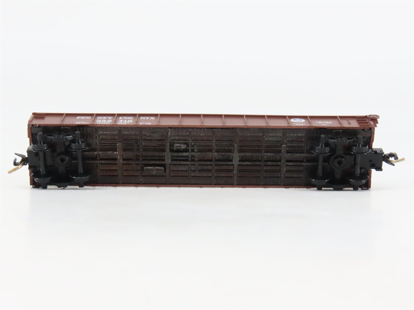 N Scale Micro-Trains 48010 PRR Pennsylvania 50' Straight Side Gondola 352719 RTR