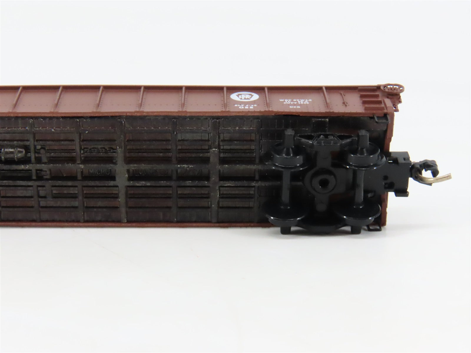N Scale Micro-Trains 48010 PRR Pennsylvania 50' Straight Side Gondola 352719 RTR